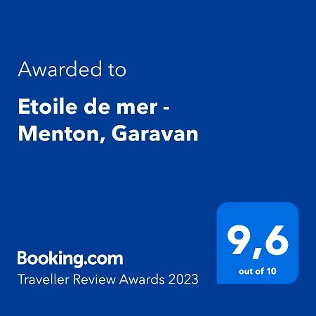 Etoile De Mer - Menton, Garavan Exterior photo
